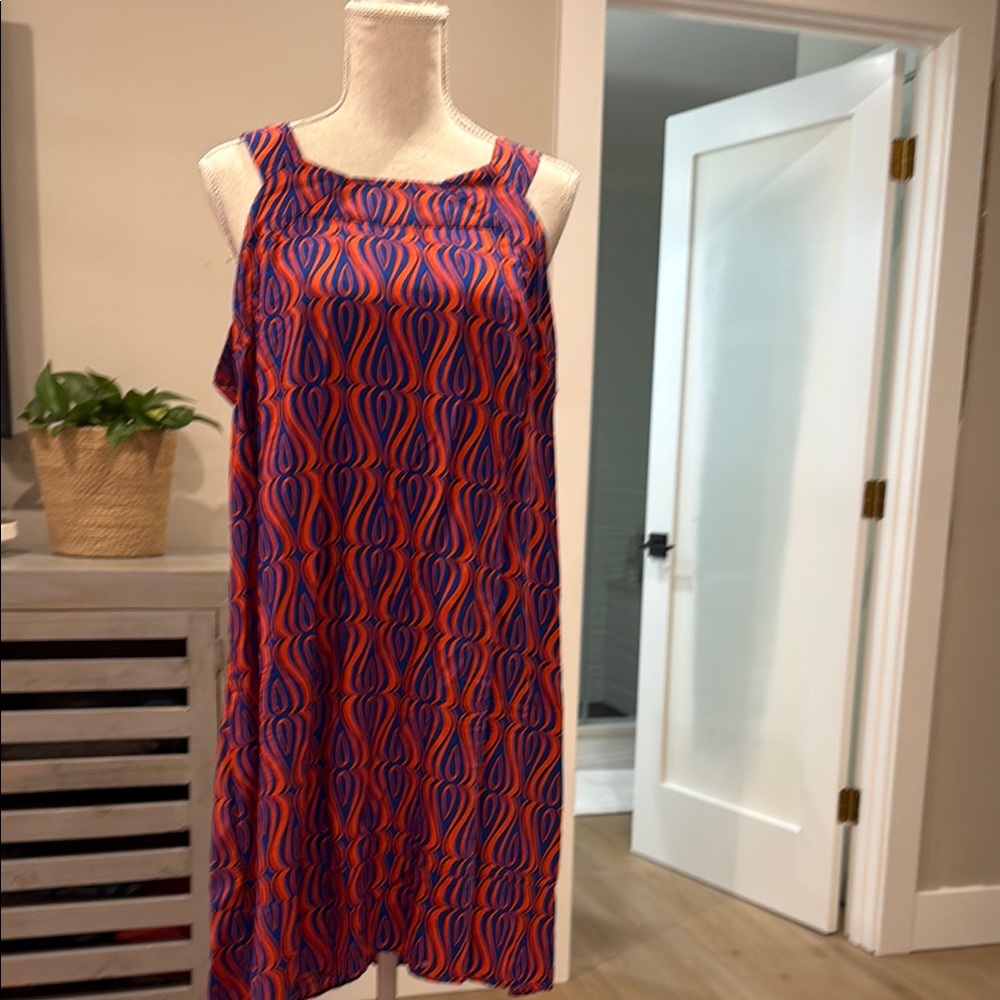 Blue and Orange Escapada Dress